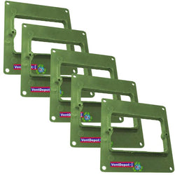 $181.09 - 5 Pzas, 19mm Ø, Tapa Cuadrada con Salida Rectangular , Verde, PVC., MXBCR-002, Empaque: 12X12X3 cm, 0.04kg, Envío: 12 Días