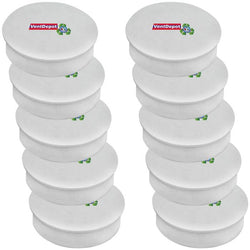 $129.49 - 10 Pzas, 40mm Ø, Tapa Inserción, Blanco, PVC., MXSTI-002, Empaque: 10X20X10 cm, 0.1kg, Envío: 12 Días