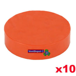 $977.32 - 10 Pzas, 160mm Ø, Tapa Inserción, Anaranjado, PVC., MXSRN-004, Empaque: 35X45X35 cm, 0.5kg, Envío: 12 Días