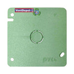 $48.35 - 1 Pz, 19mm Ø, Tapa Cuadrada con Salida Redonda, Verde, PVC., MXBVD-001, Empaque: 12X12X3 cm, 0.02kg, Envío: 0 Días