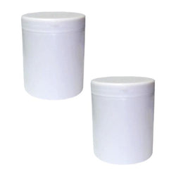 $34.06 - 2 Pzs, 250g,  Ø 7 cm, Polietileno, Tapa de Rosca, Color Blanco., MXRAT-002, Empaque: 10X30X10 cm, 0.02kg, Envío: 12 Días