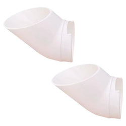 $71.88 - 2 Pzas, 3.8cm, 30°, Espesor 0.3cm, Polipropileno, Blanco., MXUOP-002, Empaque: 8X 8X 8 cm, 0.032kg, Envío: 0 Días