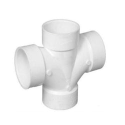 $116.87 - 1 Pza, 110x110mm Ø, Tee Doble, Blanco, PVC., MXTED-001, Empaque: 15X15X15 cm, 0.02kg, Envío: 0 Días