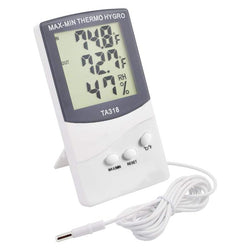 $395.41 - °C°F,Temparuta Interior -10 a 50°C  ó 14 a 122°F, Temperatura Exterior -50 a 70°C ó -58 a 158°F, 1"AAA", MXHYT-001, Empaque: 10X16X5 cm, 0.16kg, Envío: 15 Días