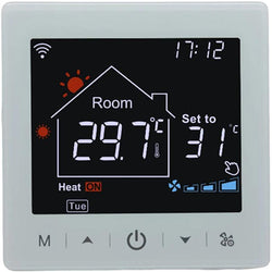 $10436.40 - 5 Pzas, LCD, Blanco, Temp -5°C a 60°C, Lim Piso 20-90 °C, WiFi 2.4GHz., MXTYW-005, Empaque: 10X 8X 10 cm, 0.20kg, Envío: 0 Días