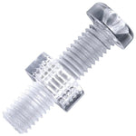 $546.56 - 50 pzas, M6/12mm, Paso de Rosca 1, Tornillo Cabeza Redonda/Phillips, Tuerca Hexagonal, Acrílico., MXWGS-150, Empaque: 7X5X7 cm, 0.050kg, Envío: 10 Días