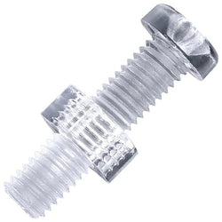 $530.61 - 50 pzas, M6/12mm, Paso de Rosca 1, Tornillo Cabeza Redonda/Phillips, Tuerca Hexagonal, Acrílico., MXWGS-150, Empaque: 7X5X7 cm, 0.050kg, Envío: 0 Días