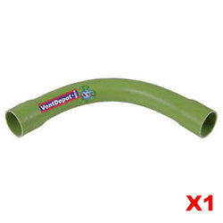 $224.49 - 1 Pza, 50mm Ø, Curva 90° Ligera, Verde, PVC., MXECA-016, Empaque: 5X6X5 cm, 0.14kg, Envío: 12 Días