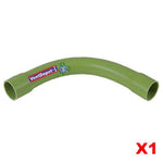$721.13 - 1 Pza, 100mm Ø, Curva 90° Ligera, Verde, PVC., MXWCV-025, Empaque: 5X9X5 cm, 0.20kg, Envío: 12 Días