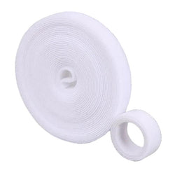 $107.25 - 1 pza, 5m, 12mm, Blanco, Rollo Velcro Doble Cara, Hook Loop., MXHHL-001, Empaque: 9X9X3 cm, 0.04kg, Envío: 0 Días