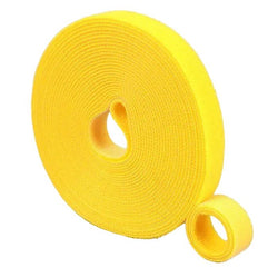 $107.25 - 1 pza, 5m, 12mm, Amarillo, Rollo Velcro Doble Cara, Hook Loop., MXYHL-001, Empaque: 9X9X3 cm, 0.04kg, Envío: 0 Días
