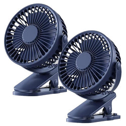 $740.77 - 2Pzas, 4"Ø, Azul, USB, 5V, 3 Velocidades, Ventiladores de Escritorio., MXBBZ-002, Empaque: 15X 18X17 cm, 0.46kg, Envío: 0 Días