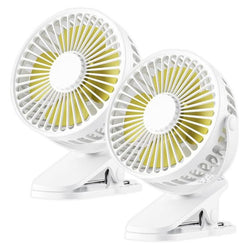 $983.20 - 2Pzas, 4"Ø, Blanco, USB, 5V, 3 Velocidades, Ventiladores de Ecritorio., MXREW-002, Empaque: 15X 18X 17 cm, 0.46kg, Envío: 0 Días