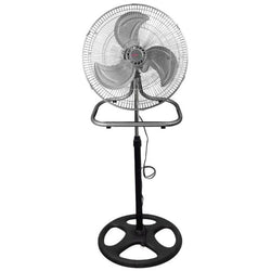 $696.86 - 1Pza, Aspas 18"Ø Aluminio, 1600CFM, 127V, 60Hz, 75dB, 3 Velocidades., MXANR-001, Empaque: 65X50X27 cm, 4.25kg, Envío: 3 Días