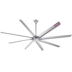 $39527.73 - Diámetro 2.5m ú 8Pies, 47572 m3/hr, 80 RPM, Acabado Aluminio, 6 Velocidades, 121.7 W, 127V, 60Hz, 45dB., MXSIW-001, Empaque: 130X60X30 cm, 25kg, Envío: 0 Días