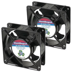 $505.23 - 2 Pzas, Aspas 5"Ø, 83CFM, 141m³/hr, 110V, 14W, 0.15A, 46dB, 60Hz. , MXFCV-002, Empaque: 26X26X8 cm, 1.06kg, Envío: 60 Días