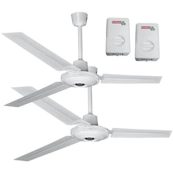 $1336.63 - 2Pzas, Ø56pulg, 70W, 10000m3/h, 5 Vel, 110-127V, 60Hz, Blanco., MXAEB-002, Empaque: 64X22X42 cm, 10.000kg, Envío: 3 Días