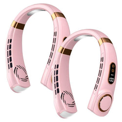 $1034.39 - 2Pzas, Rosa, 3.7W, 5 Velocidades, Plástico ABS/PC, Ventilador de Cuello., MXBFP-002, Empaque: 22X 22X 7 cm, 0.68kg, Envío: 0 Días