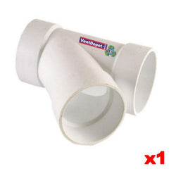 $52.54 - 1 Pza, 110x50mm Ø, Yee Sencilla con Salida Reducida, Blanco, PVC., MXYSR-001, Empaque: 15X15X6 cm, 0.12kg, Envío: 12 Días