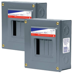 $746.51 - 2Pzas, Monofásica, 4 Módulos, Hilos 3, 120 / 240V, 50A, 60Hz, Interruptor de pastilla, SobrePoner., MXTVH-002, Empaque: 17X19X18 cm, 1.66kg, Envío: 0 Días