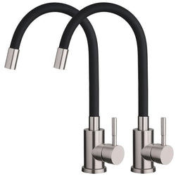 $1570.11 - 2Pzas, Negro, Manual, Manguera 50cm, Frío/Caliente, Tubo O 19mm., MXKIB-002, Empaque: 10X45X15 cm, 3.72kg, Envío: 30 Días