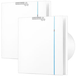 $2475.69 - 2Pzas, Ducto 6Pulg Ø, 230m³/hr, 135CFM, 110V, 1F, 60Hz, 12W, Blanco., MXXWZ-002, Empaque: 25X20X16 cm, 2kg, Envío: 0 Días