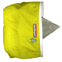MXCCB-297, Cuello Textil, 30"Ø, Radio 15", Longitud 15", 13134 a 19701m3/hr, Amarillo Canario., 0.22 kg, Dimensiones con Empaque: 30X30X20 cm, Tiempo de Entrega: 0 a 10 Días hábiles, $686.78 MXN