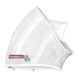 MXCCC-796, Codo con Angulo de 45°, 72"Ø, Radio 36", Altura 108", 75651 a 113477m3/hr, Transparente., 0.43 kg, Dimensiones con Empaque: 50X50X40 cm, Tiempo de Entrega: 0 a 10 Días hábiles, $1729.83 MXN