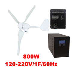 $30526.22 - Generador 800W, 24V, Vientos de 3 a 45m/s, 3 Aspas, -40°C a 80°C, Controlador 800W, 24V, Inversor 800W, 120-220V, 1F, 60Hz., MXBES-001, Empaque: 25X138X25 cm, 30kg, Envío: 0 a 20 Días