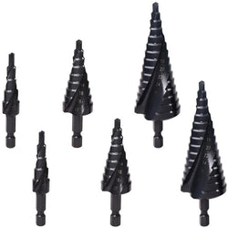 $965.22 - 6 Pzas, 4-12mm x 2, 4-20mm x 2, 4-32mm x 2, 2.4cm Zanco, Escalonadas, Acero Alta Velocidad., MXBLB-002, Empaque: 12X21X6 cm, 0.16kg, Envío: 0 Días