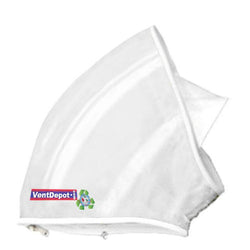 $1104.92 - Codo con Angulo de 60°, 22"Ø, Radio 11", Altura 33", 7063 a 10595m3/hr, Transparente., MXCCF-196, Empaque: 25X25X15 cm, 0.18kg, Envío: 10 Días