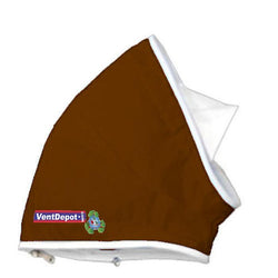 $1104.92 - Codo con Angulo de 60°, 22"Ø, Radio 11", Altura 33", 7063 a 10595m3/hr, Café Oscuro., MXCCF-197, Empaque: 25X25X15 cm, 0.18kg, Envío: 10 Días