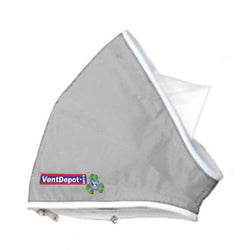 $672.60 - Codo con Angulo de 45°, 14"Ø, Radio 7", Altura 21", 2860 a 4290m3/hr, Gris Perla., MXCCC-098, Empaque: 20X20X10 cm, 0.14kg, Envío: 10 Días