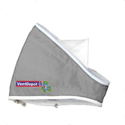 $364.91 - Codo con Angulo de 25.5°, 14"Ø,  Radio 7", Altura 21", 2860 a 4290m3/hr, Gris Perla., MXCCE-0098, Empaque: 40X40X10 cm, 0.14kg, Envío: 10 Días