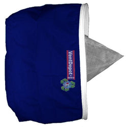 $1750.19 - Cuello Textil, 46"Ø, Radio 23", Longitud 15", 30879 a 46319m3/hr, Azul Marino., MXCCB-497, Empaque: 40X40X30 cm, 0.3kg, Envío: 10 Días