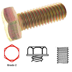 $864.43 - 3/8"Ø, 9.5mmØ, Long:3", 76.2mm, Grado 2, Hexagonal, Tropicalizado, 500Pzs., MXHXO-099, Empaque: 20X25X20 cm, 2kg, Envío: 0 a 10 Días