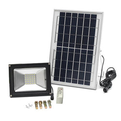 $1073.42 - 10W, 900lm, 6000K, Luz Blanca, Iluminación a 120°, Panel Solar, con Control Remoto., MXLRC-001, Empaque: 25X40X15 cm, 2kg, Envío: 0 Días
