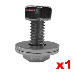 $57.49 - Tornillo 1/2"Ø, 12.7mm, Long: 3"Ø, 76.2mm, 1pz; Rondana 1/2"Ø ó 12.7mmØ, 2pzs; Tuerca 1/2"Ø, 12.7mm, Hilos: 13, 1pz. Total de Pizas: 4, MXSIF-064, Empaque: 5X5X5 cm, 0.005kg, Envío: 10 Días