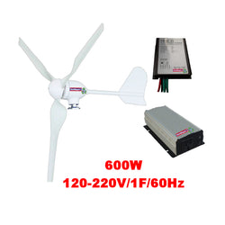 $15584.78 - Generador 600W, 24V, Vientos de 3 a 45m/s, 3 Aspas, -40°C a 80°C, Controlador 600W, 24V, Inversor 600W, 120-220V, 1F, 60Hz., MXTNK-001, Empaque: 22X98X40 cm, 16kg, Envío: 0 a 20 Días